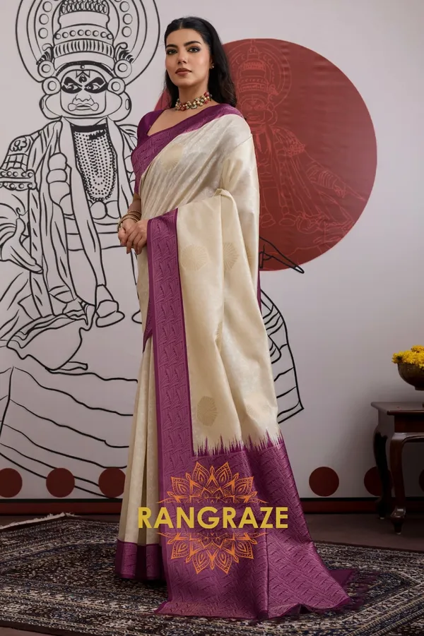 Ivory_Purple_Silk_Saree_For_Women