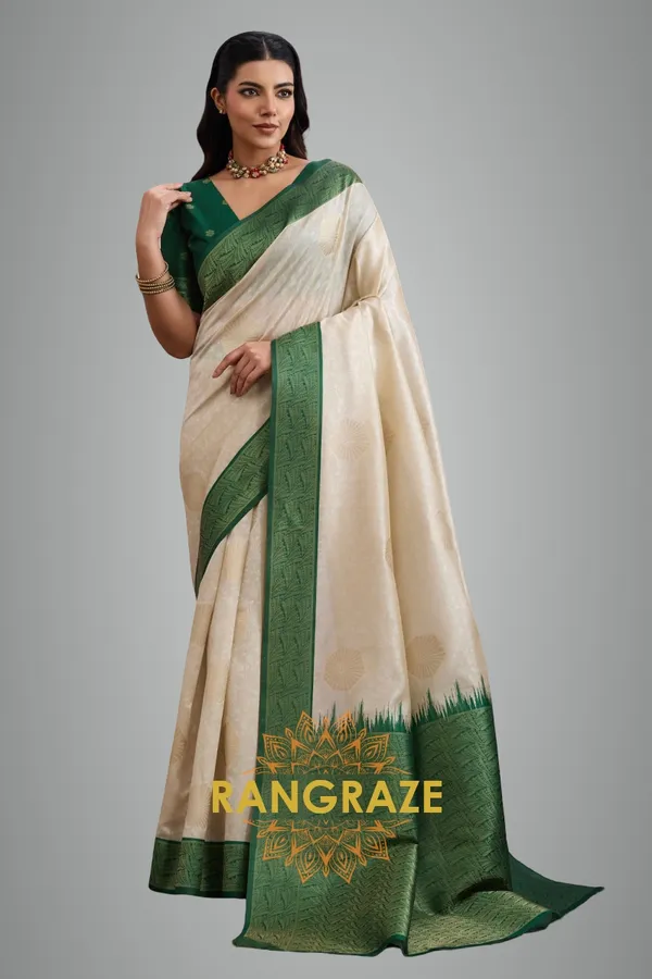 Ivory_Green_Silk_Saree_For_Women