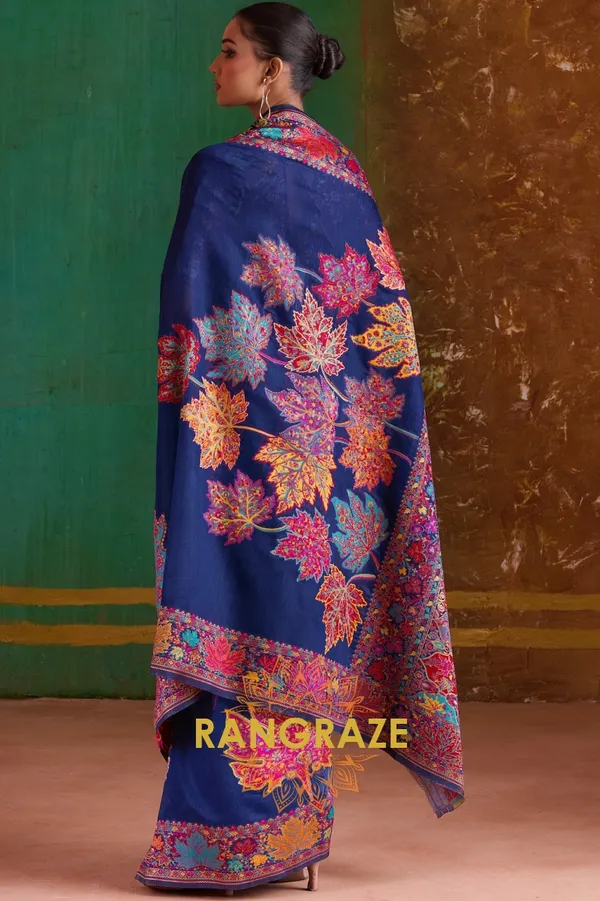 Royal_Blue_Cotton_Saree_For_Women