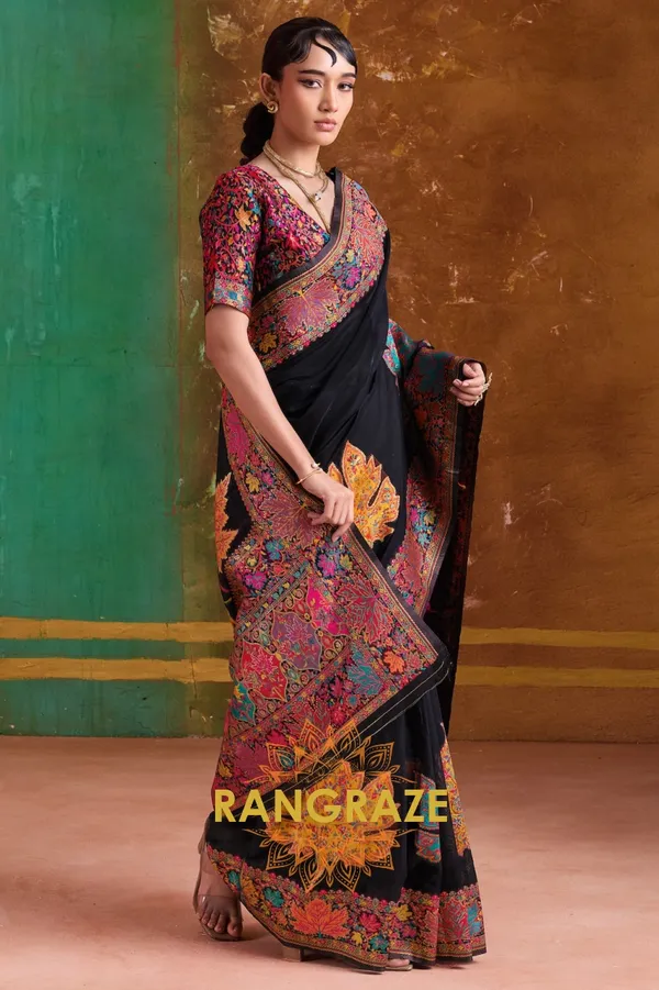 Midnight_Black_Cotton_Saree_For_Women