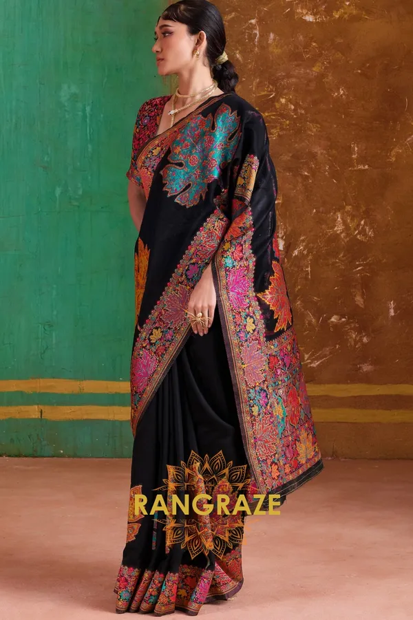 Midnight_Black_Cotton_Saree_For_Women