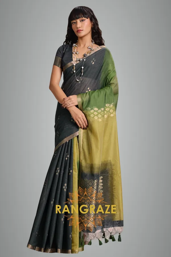 Dark_Black_Banarasi_Saree_For_Women