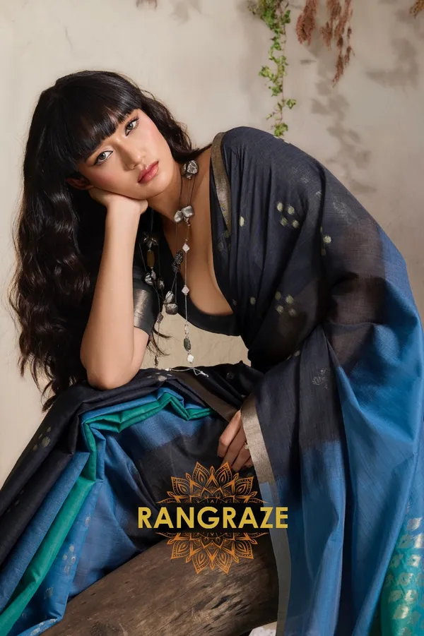 Onyx_Black_Banarasi_Saree_For_Women