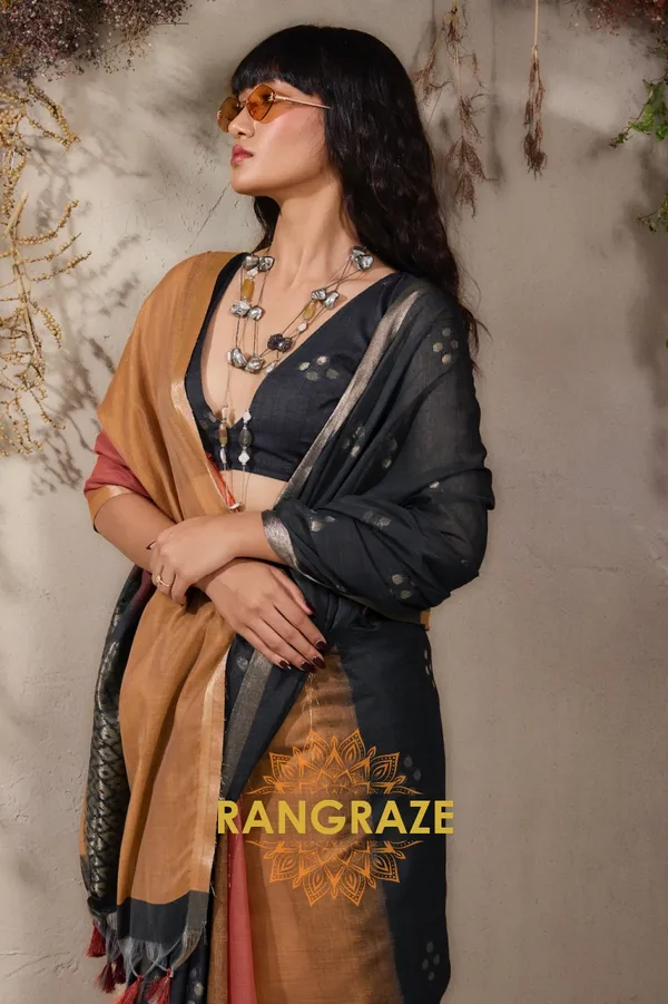 Marvel_Black_Banarasi_Saree_For_Women