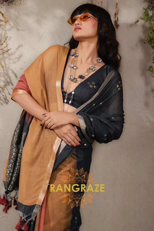 Marvel_Black_Banarasi_Saree_For_Women
