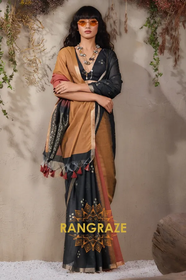Marvel_Black_Banarasi_Saree_For_Women
