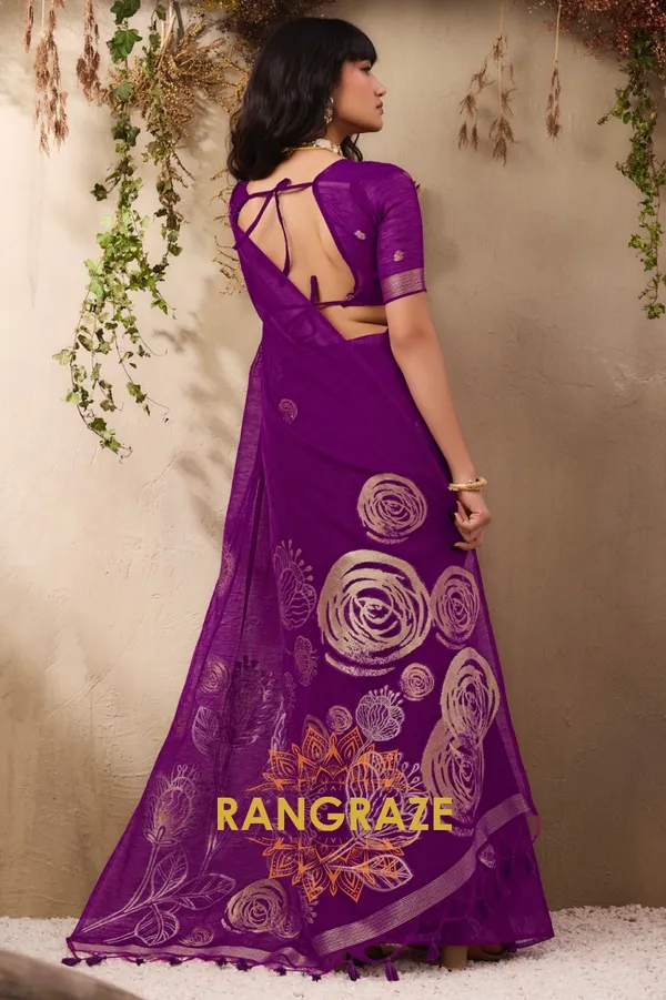 PURPLE_PURE_MANGA_SILK_HANDLOOM_WEAVING_BANARASI_SAREE
