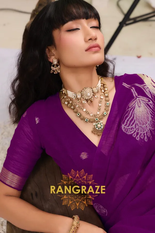 PURPLE_PURE_MANGA_SILK_HANDLOOM_WEAVING_BANARASI_SAREE