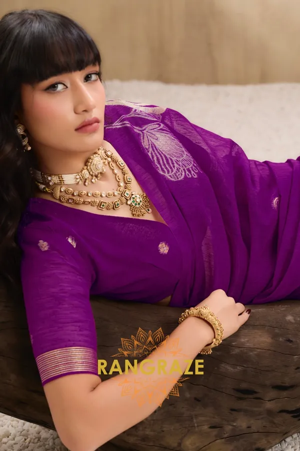 PURPLE_PURE_MANGA_SILK_HANDLOOM_WEAVING_BANARASI_SAREE