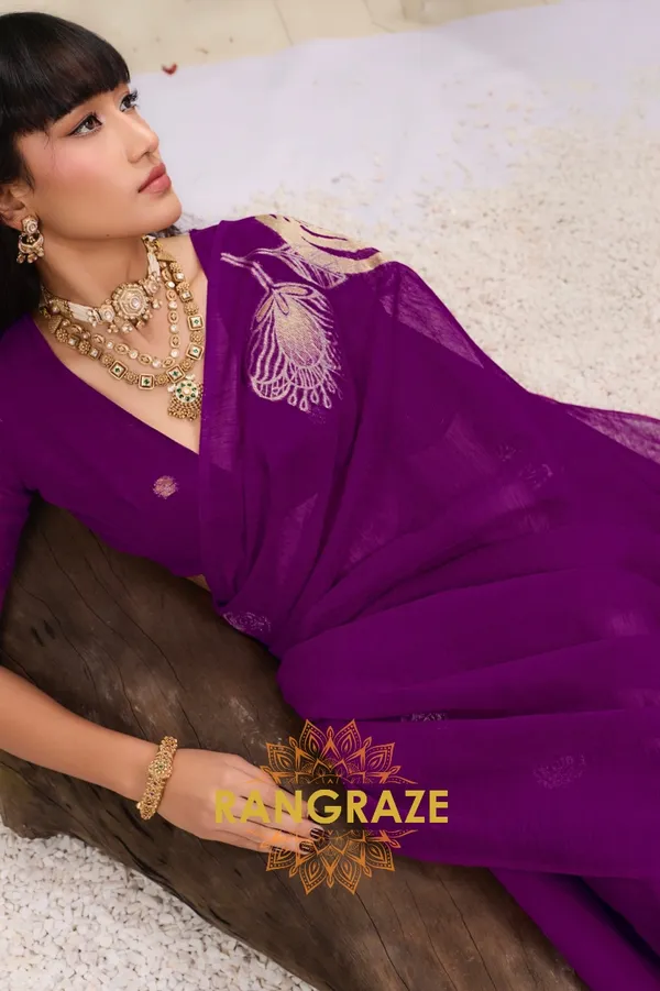 PURPLE_PURE_MANGA_SILK_HANDLOOM_WEAVING_BANARASI_SAREE