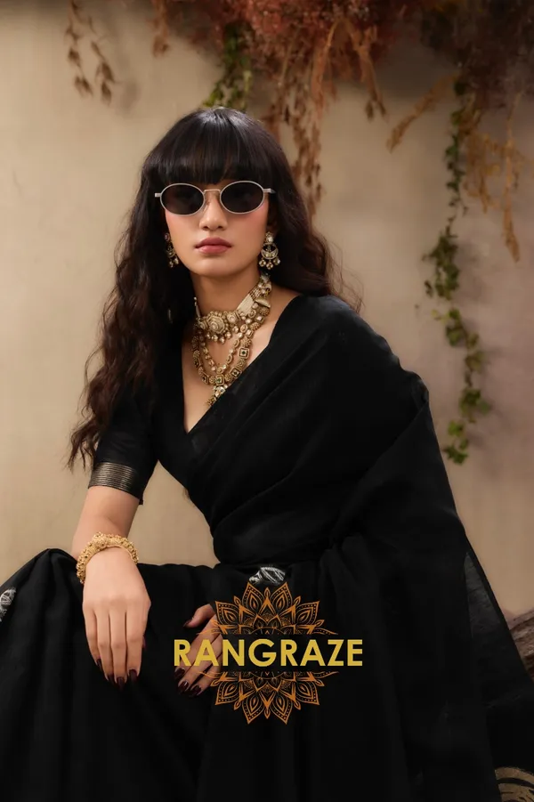 MIDNIGHT_BLACK_PURE_MANGA_SILK_HANDLOOM_WEAVING_BANARASI_SAREE