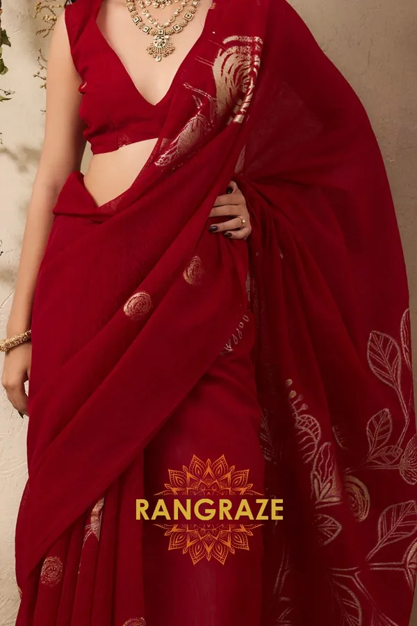 NAVY_BLUE_PURE_MANGA_SILK_HANDLOOM_WEAVING_BANARASI_SAREE