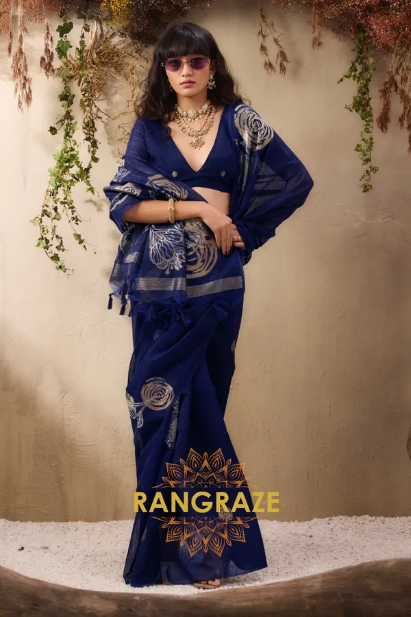 MAGENTA_PURE_MANGA_SILK_HANDLOOM_WEAVING_BANARASI_SAREE
