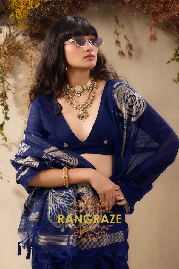 MAGENTA_PURE_MANGA_SILK_HANDLOOM_WEAVING_BANARASI_SAREE