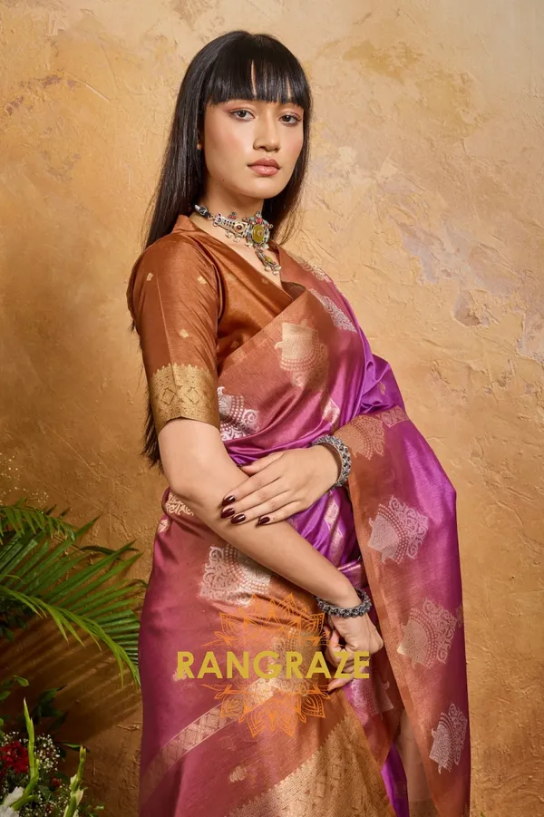Bridal_Pink_Banarasi_Saree_For_Women