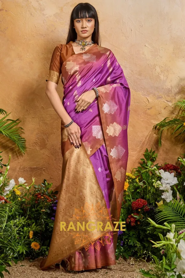 Bridal_Pink_Banarasi_Saree_For_Women