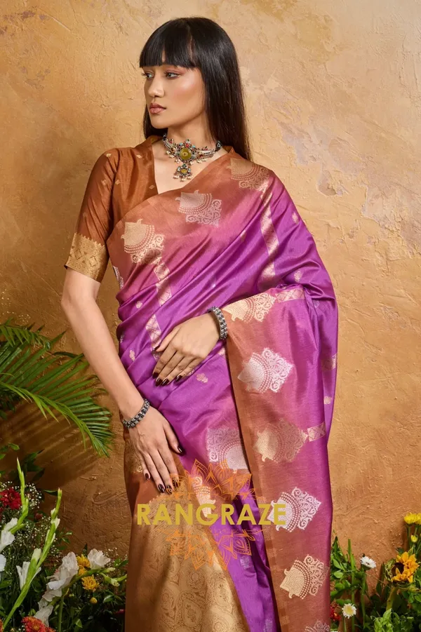 Bridal_Pink_Banarasi_Saree_For_Women
