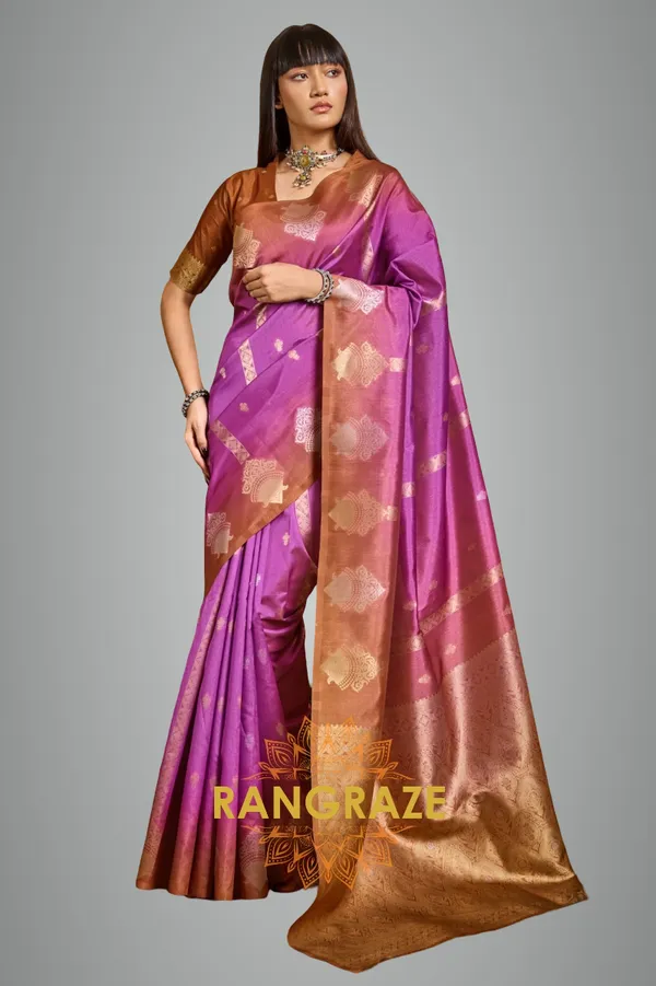 Bridal_Pink_Banarasi_Saree_For_Women