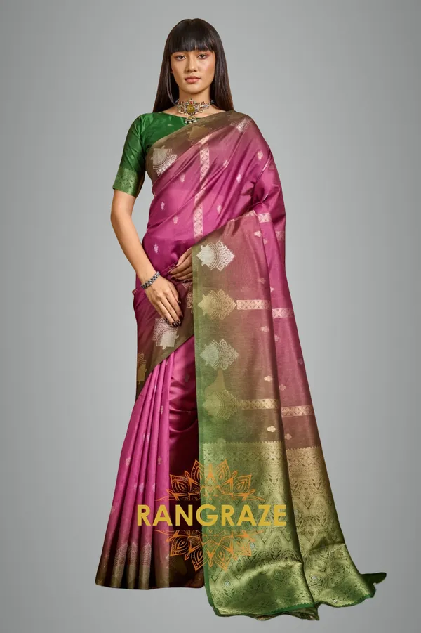 Majestic_Magenta_Banarasi_Saree_For_Women