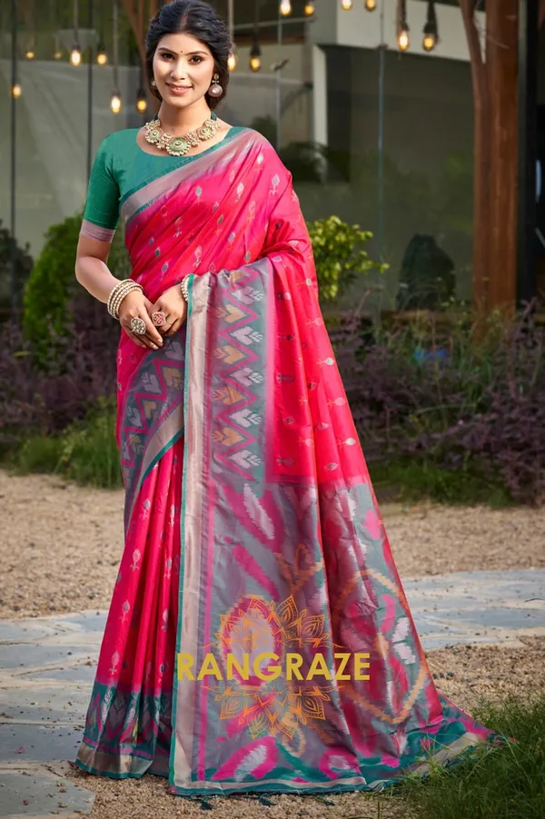 Bridal_Red_Banarasi_Silk_Saree_For_Women