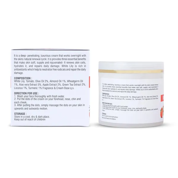 White_Lily_Face_Glow_Cream_White_Lily_&_Tomato_100_G_Skin_Brightening_&_Nourishing_Cream_Reduces_Tan_&_Evens_Skin_Tone