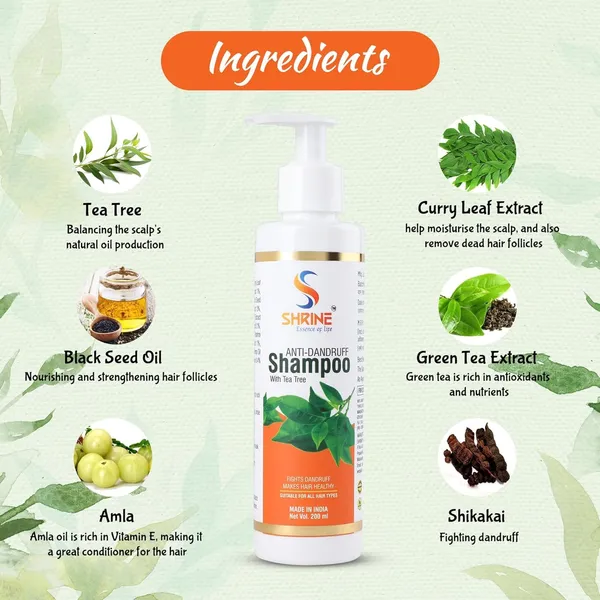 Tea_Tree_Shampoo_Clarifying_And_Shine_Boost_Sulphate_And_Paraben_Free_400Ml_Combo_(Pack_Of_2)_For_Women
