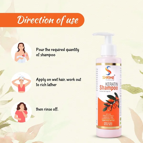 Keratin_Shampoo_For_Women_Clarifying_And_Shine_Boost_Sulphate_And_Paraben_Free_400Ml_Combo_(Pack_Of_2)