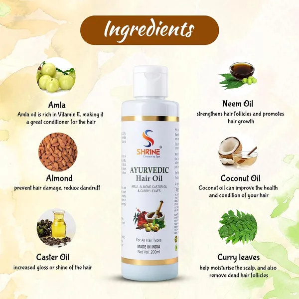Combo_(Pack_Of_2)_Ayurvedic_Hair_Oil_400Ml_Each_Natural_Nourishment_For_Healthy_Strong_&_Shiny_Hair