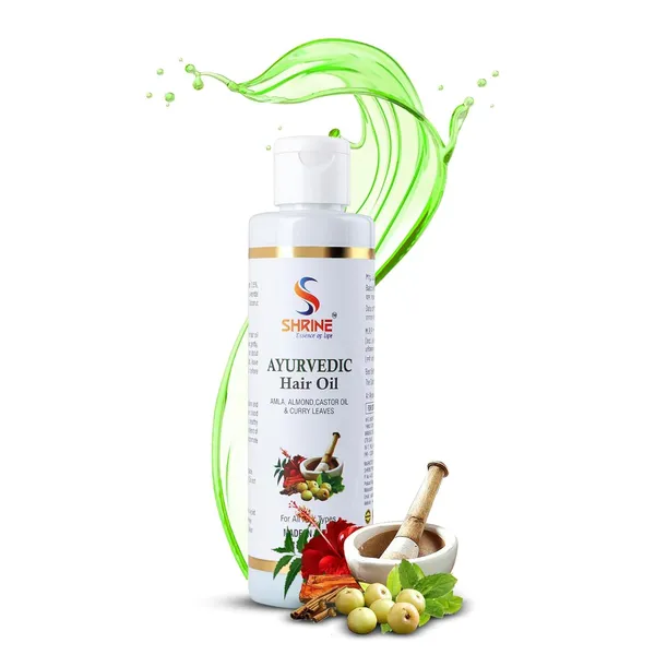 Combo_(Pack_Of_2)_Ayurvedic_Hair_Oil_400Ml_Each_Natural_Nourishment_For_Healthy_Strong_&_Shiny_Hair