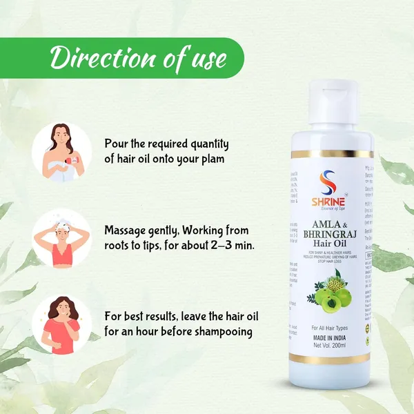 Combo_(Pack_Of_2)_Amla_&_Bhringraj_Hair_Oil_400Ml_Each_Natural_Nourishment_For_Healthy_Strong_&_Shiny_Hair