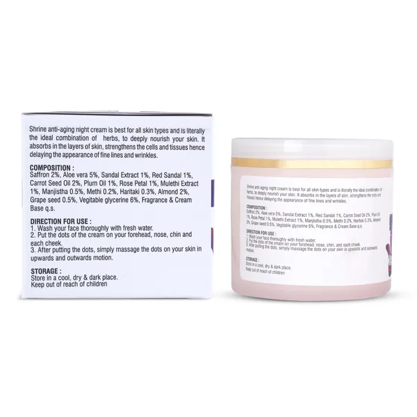 Anti_Ageing_200G_Combo_(Pack_Of_2)_Night_Cream_With_Saffron_&_Aloe_Vera_Restores_Radiance_Overnight_Face_Glow_Cream