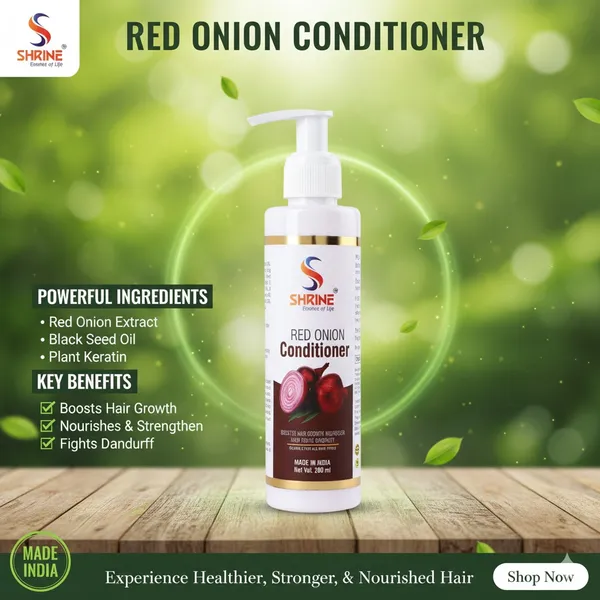 Red_Onion_Hair_Conditioner_Strengthening_&_Hair_Fall_Control_Formula_Soft_&_Smooth_Finish_200Ml