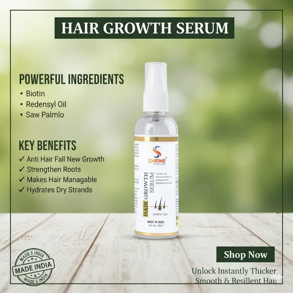 Hair_Growth_Serum_100_Ml_Smooth_Silky_&_Shiny_Hair_Frizz_Control_&_Tangle_Free_Finish_Hair_Serum