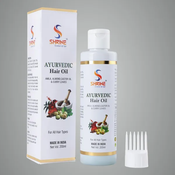 Combo_(Pack_Of_2)_Ayurvedic_Hair_Oil_400Ml_Each_Natural_Nourishment_For_Healthy_Strong_&_Shiny_Hair