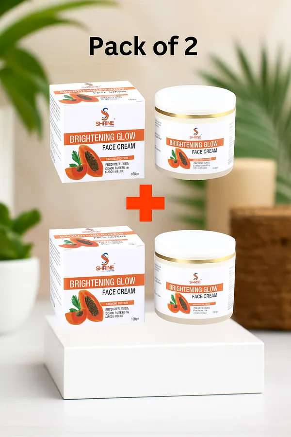 Pack_Of_2_Brightening_Glow_Face_Cream_With_Papaya_Extract_200Gm_For_Oil_Control_And_Moisturising_Combo