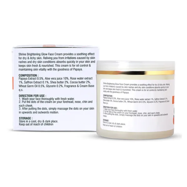 Pack_Of_2_Brightening_Glow_Face_Cream_With_Papaya_Extract_200Gm_For_Oil_Control_And_Moisturising_Combo
