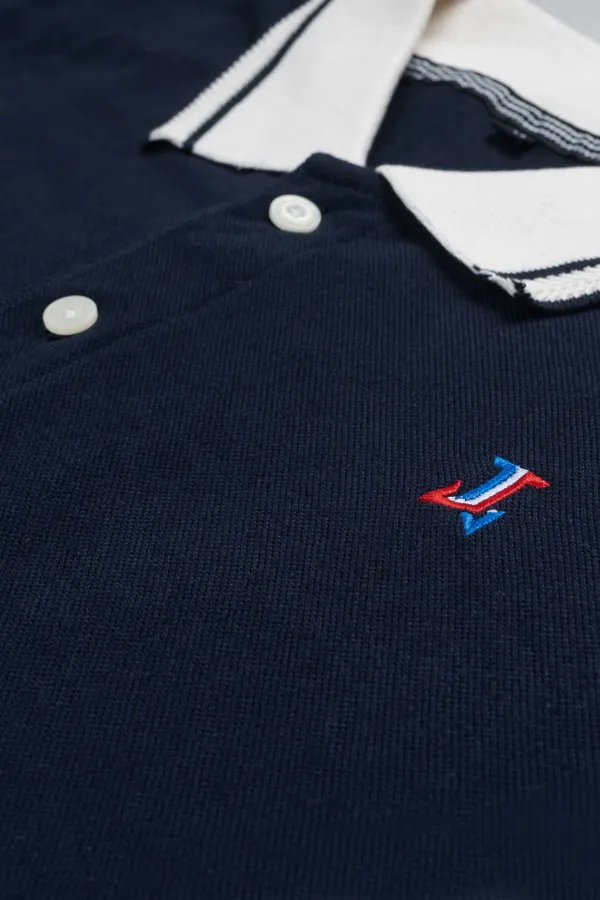 Dark_Navy_Blue_Half_Sleeve_Pure_Cotton_Fabric_Polo_T-Shirt_|_For_Men