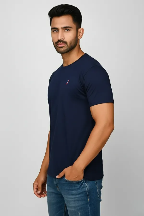 Navy_Blue_Pure_Cotton_Round_Neck_T-Shirt