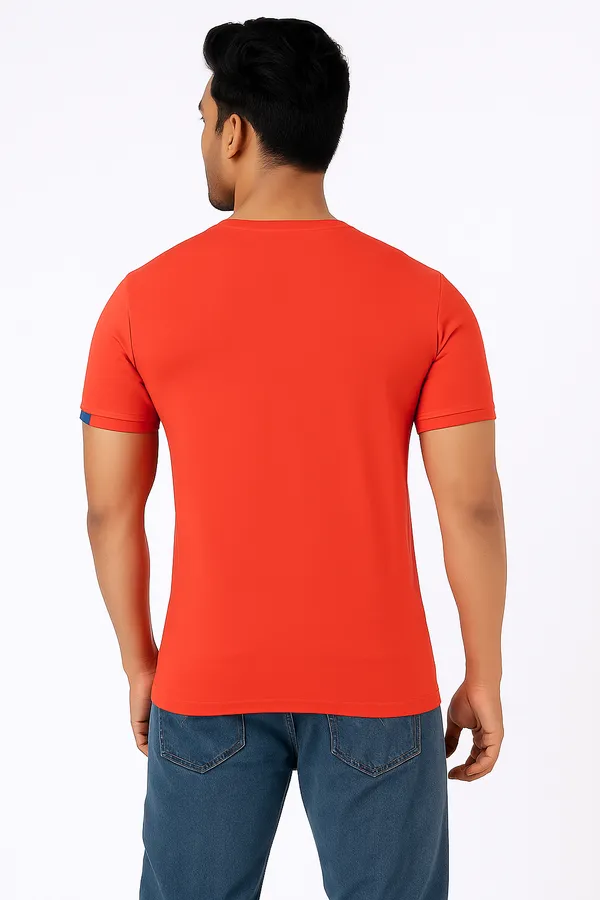 Red_Pure_Cotton_Round_Neck_T-Shirt