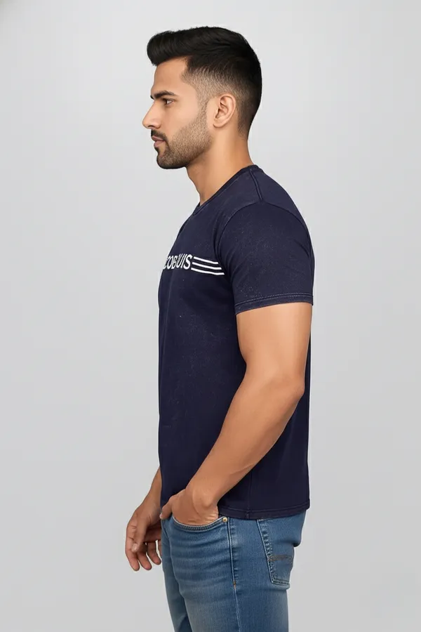 Blue_Comb_Cotton_Textu_Round_Neck_T-Shirt