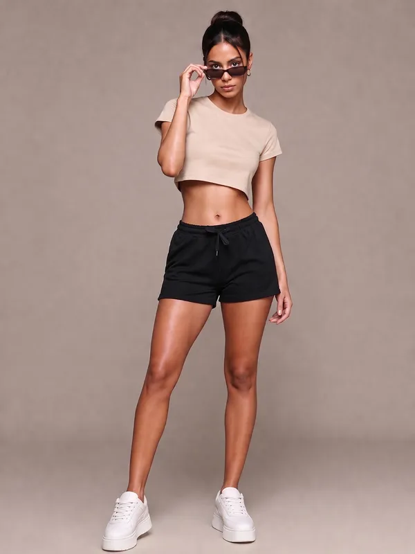 Jacob_Louis_Women_Black_Casual,_Gym_Shorts