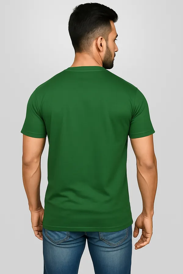 Green_Pure_Cotton_Round_Neck_T-Shirt