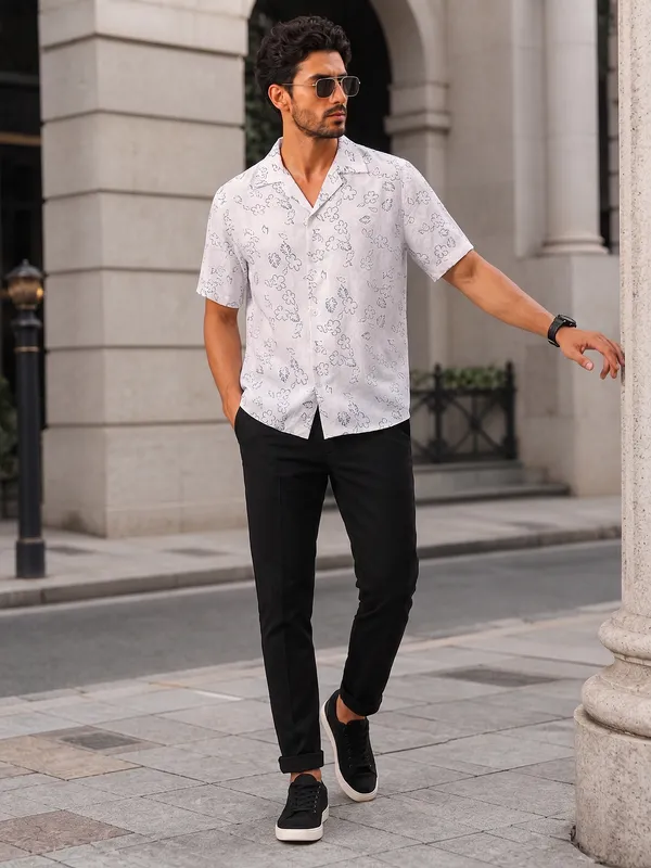Men_Half_Sleeve_Floral_Print_Shirt
