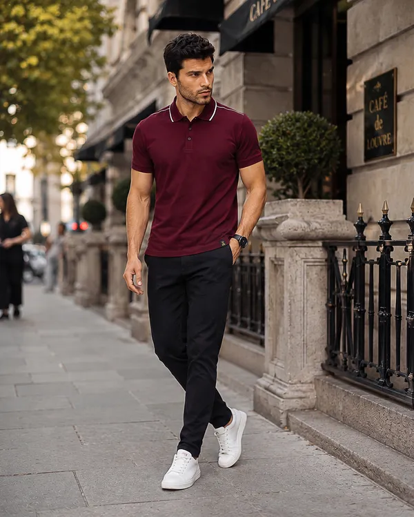 Men_Half_Sleeve_Wine_Polo_T-Shirt