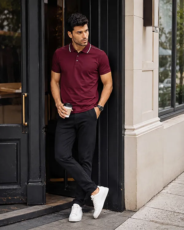 Men_Half_Sleeve_Wine_Polo_T-Shirt