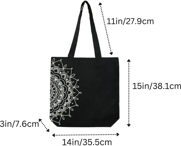Black_Canvas_Tote_Bag_For_Girls