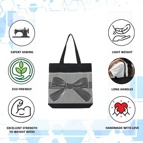 Black_&_White_Canvas_Tote_Bag_For_Women
