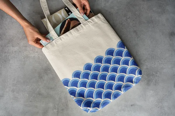 White_&_Blue_Canvas_Tote_Bag_For_Women