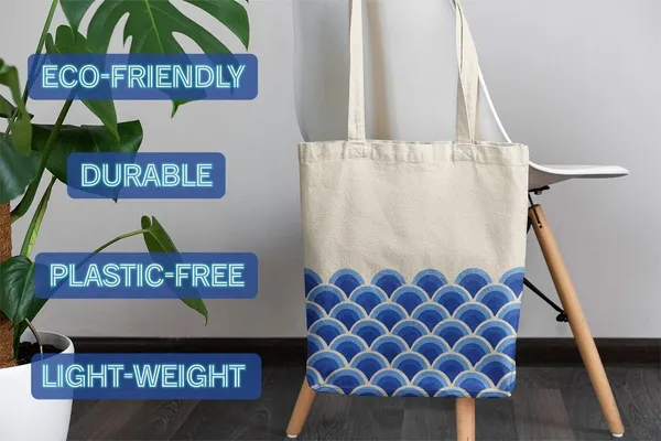 White_&_Blue_Canvas_Tote_Bag_For_Women