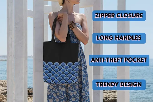 Black_&_Blue_Canvas_Tote_Bag_For_Girls